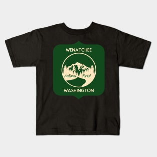 Wenatchee National Forest Washington Kids T-Shirt